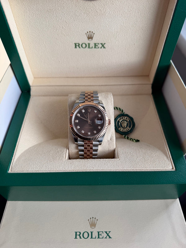 Rolex Datejust (Chocolate Diamond Dial) – 2021 (Ref. 126331)